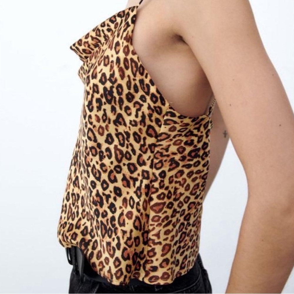 NWOT Zara Leopard Print Camisole - Picture 3 of 5